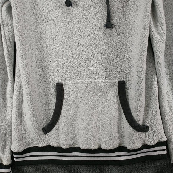 Fan Cloth Womens Michigan State Pullover Drawstring Hoodie Sweatshirt Gray 2XL - Picture 5 of 13